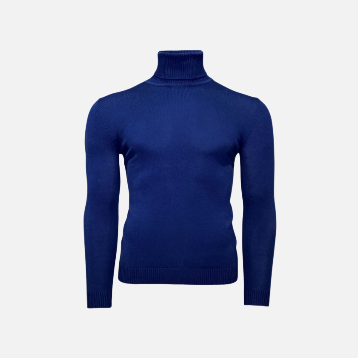 Lavane' 501T Slim Fit Turtleneck Pullover Cobalt Blue – Napoly Menswear
