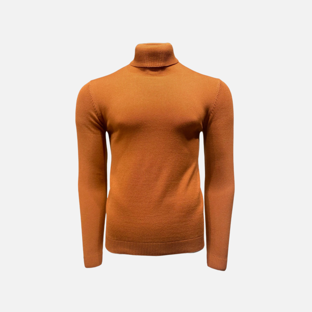 Lavane' 501T Turtleneck Pullover Slim Fit Copper
