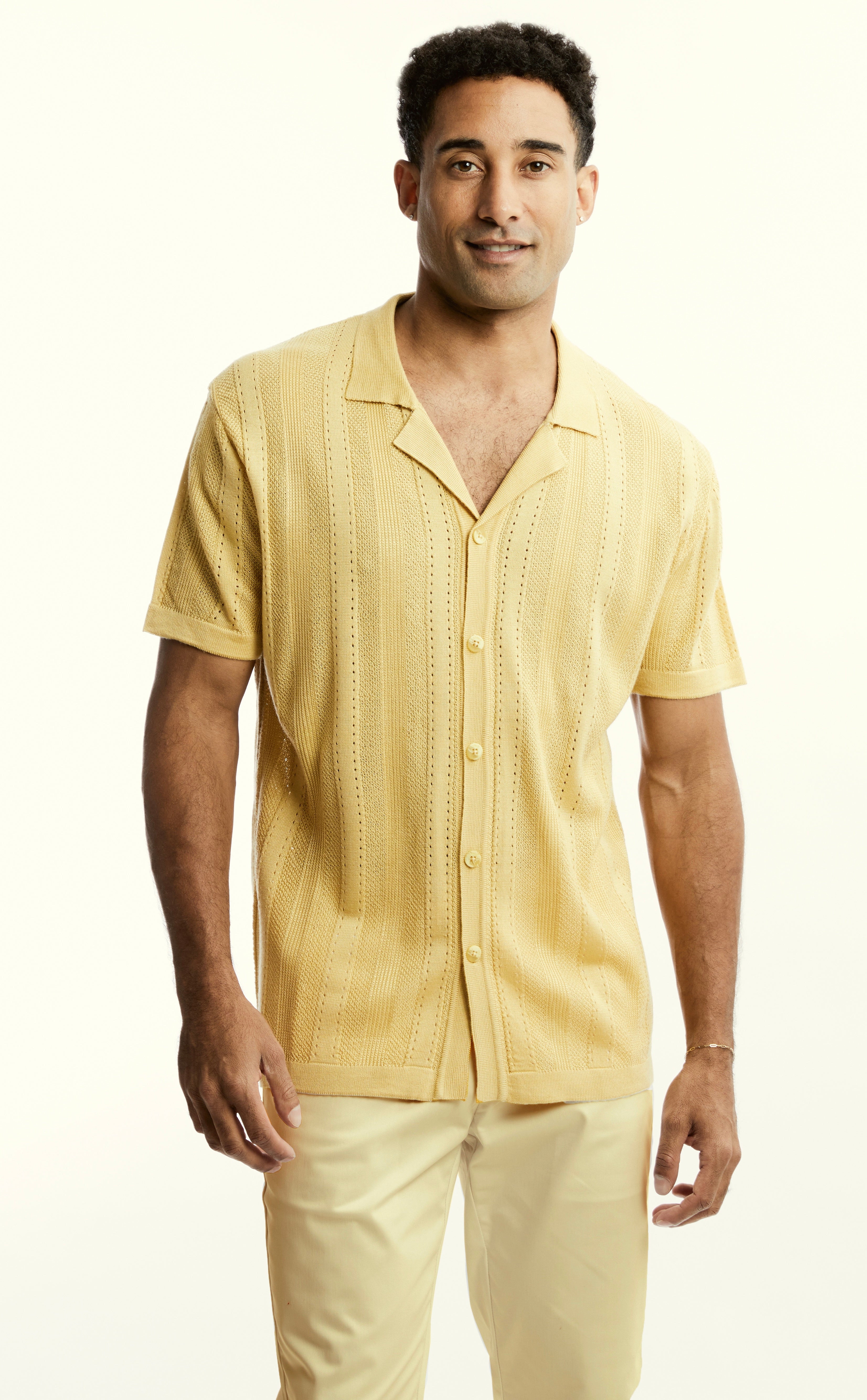 Stacy Adams 51001 S/S knit Honey