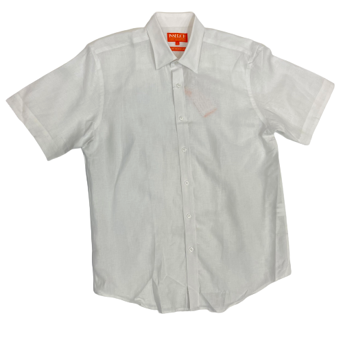 Inserch SS717-02 Short Sleeve Linen Shirt White – Napoly Menswear