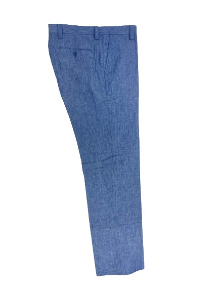 Inserch Linen Pants P3116-127 Blue Wave