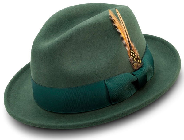 Montique H-10 Felt Hat Green