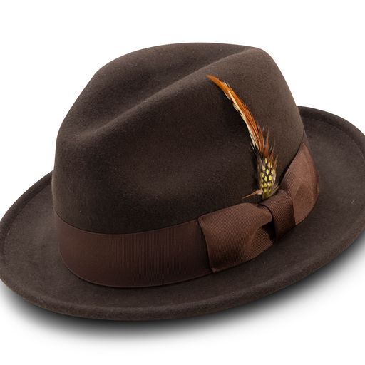 Montique H-10 Felt Hat Brown