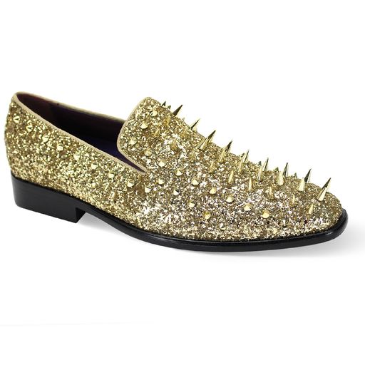 After Midnight Spikes Shoes 6788 Gold