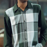 Montique 2270 Plaid Design 2 Piece Long Sleeve Walking Suit Set  Hunter Green